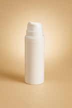 Halo – 15ML White Airless Bottle with Frosted Cap