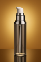Sunset - 50ML Airless Bottle Glossy Black with Clear Bottle