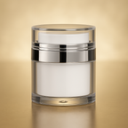 Eclipse – 15ML Airless Jar with Shiny Silver Collar